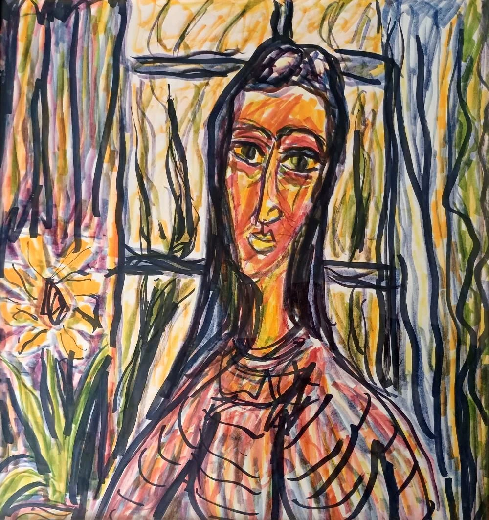 Carlo Caroli, Ritratto di Conception, 1990